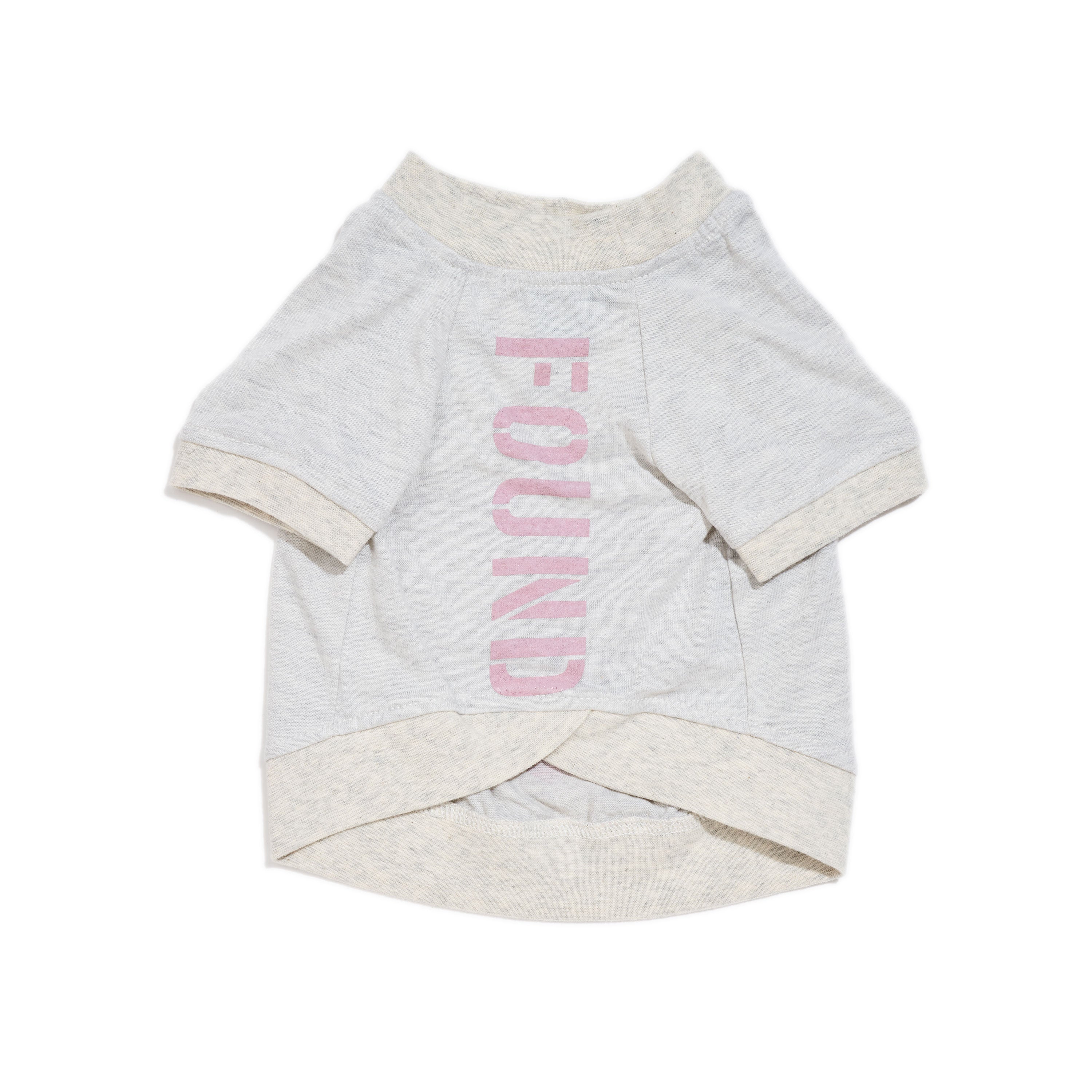 FMA Big Full Heart Animal T-Shirt Heather Gray Mauve