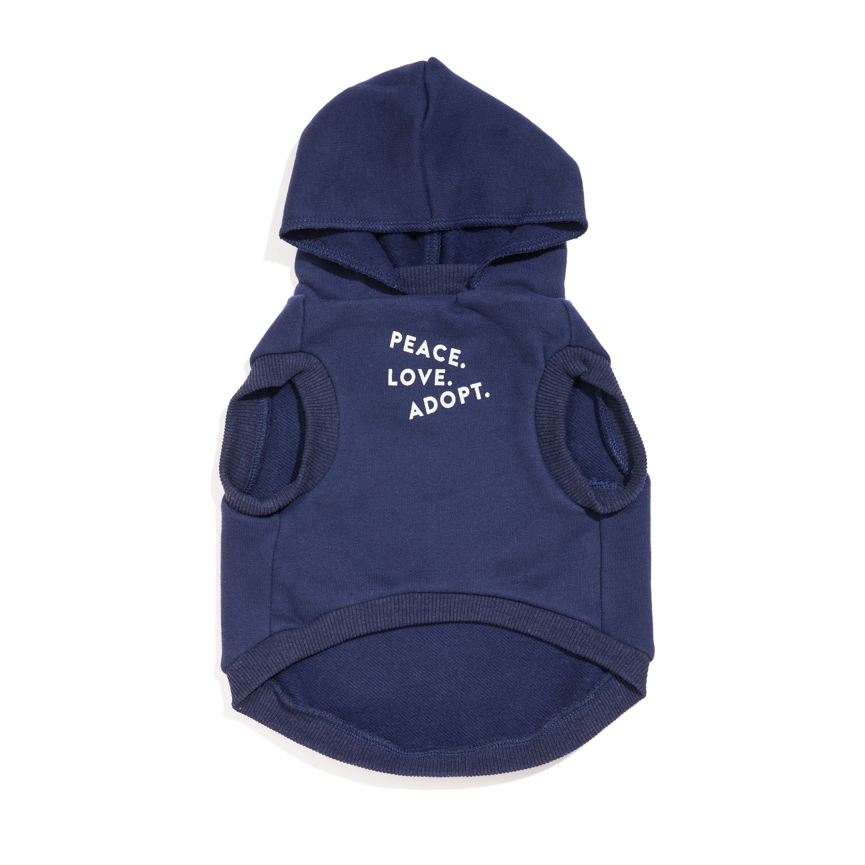 FMA Big Full Heart Animal Hoodie Navy Ice