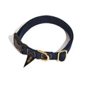 FOUND MY ANIMAL（ファウンドマイアニマル）コットンカラー XS-Lサイズ 素材 コットン 真鍮 色 /NAVY  | PET LAB