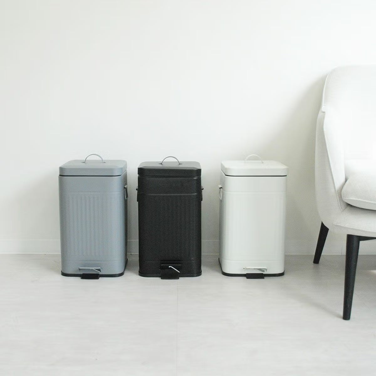 Galva ダストボックス スクエア 12L インテリア設置イメージ | PET LAB