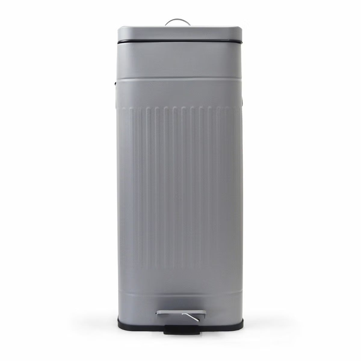 Galva ダストボックス スクエア 30L　SIRVER 正面 | PET LAB