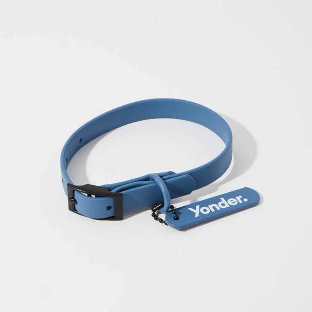 yonder dog Collar Blue