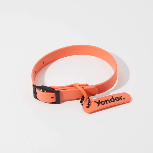yonder dog 防水ドッグカラー ピーチ 犬用首輪 | PET LAB