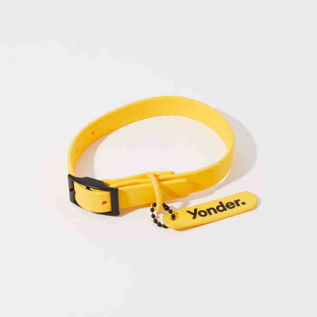 yonder dog Collar Yellow